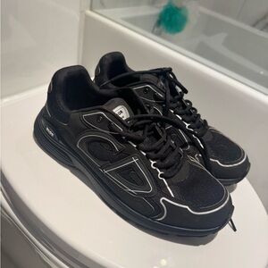 Stylish Black Athletic Men's Shoes